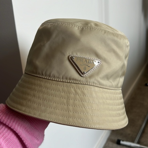 Prada Re-Nylon Bucket Hat Beige - Picture 2 of 4